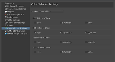 colorselections