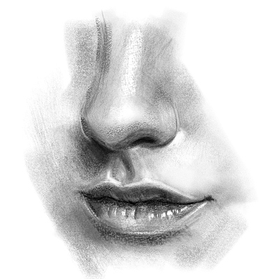 practica carboncillo nariz y boca