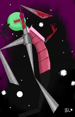 a drawing of zim