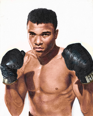 Mohamed Ali Colorized Web