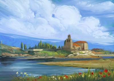 Relaxing landscape