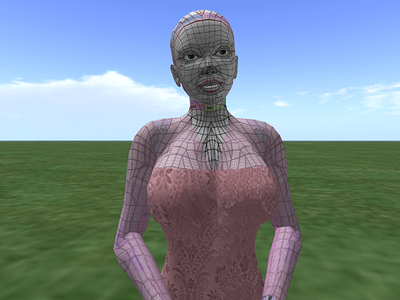 Avatar Krita Test  With Wire Frame#1_001