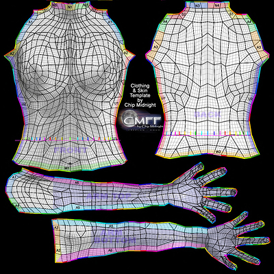 Upper Body Template