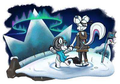 Discovery in Winter Mountains - Night - by Alberto Sicilia Domínguez