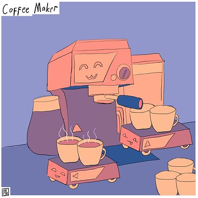 Coffee_maker_Daily_Spitpaint