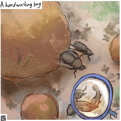 A_hardworking_bug_Daily_Spitpaint