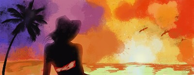 Krita Challenge 0525 Humongous Hats-Aquarelle splashesB