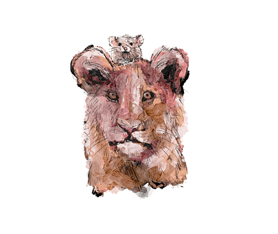 Krita-Artists June - Unexpected - The Roar - w4v3