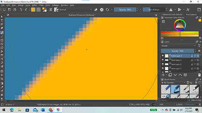 After transform tool