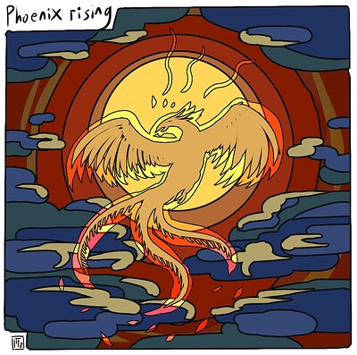 Phoenix_rising_Daily_Spitpaint