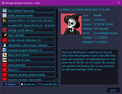 Lur Noise’s (that’s me) brush pack