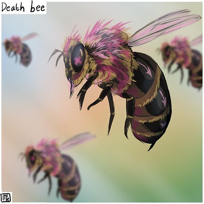 Death_bee_Daily_Spitpaint