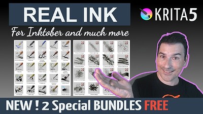 real ink for Krita 5