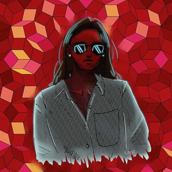 Portrait of my sis for her Birthday - Finished Artworks - Krita Artists