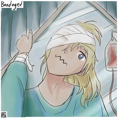 Bandaged_Daily_Spitpaint