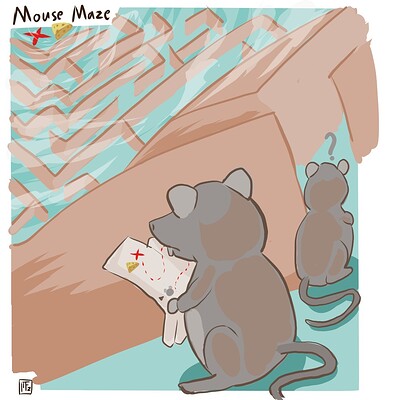 Mouse_maze_Daily_Spitpaint