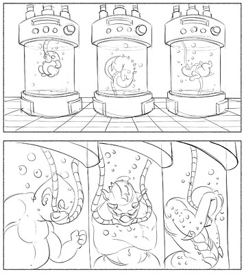 2026 February Challenge at Krita dot Org_brainstorm thumbnails