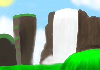 Waterfall Landscape