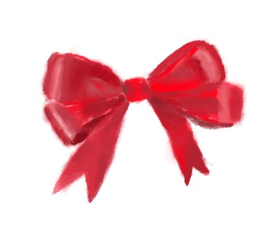 red bow-1st attempt-whiteBG