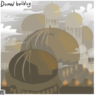 Domed_building_Daily_Spitpaint