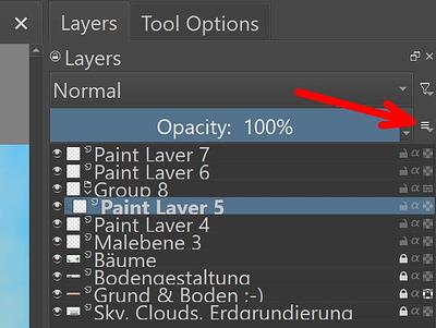 Layer-size, indentation 1