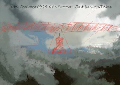 Krita Challenge 0825 Kiki’s Summer - Just Hangin B