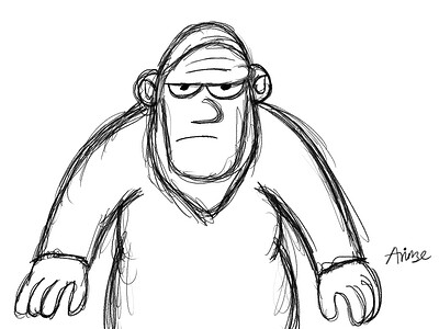 Bigfoot Sketch
