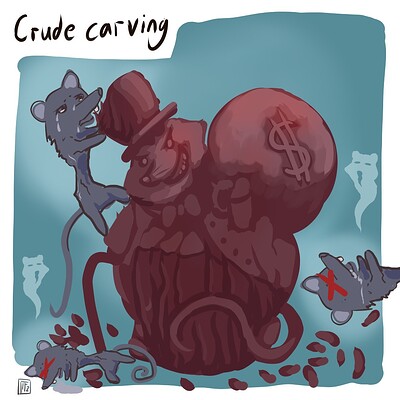 Crude_Carving_Daily_Spitpaint
