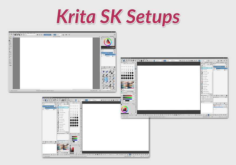 Krita SK Setups - [DOWNLOAD] - UPDATE V1.50 - [2025-07-23] - Tutorials ...