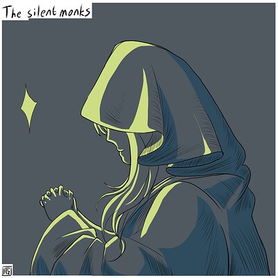 The_silent_monks_Daily_Spitpaint