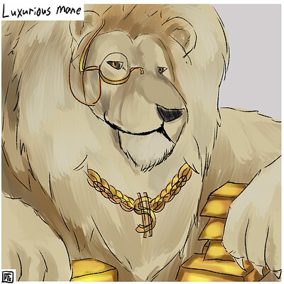 Luxurious_mane_Daily_Spitpaint