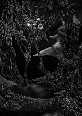 alien world greyscale