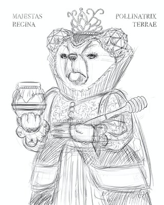 queenbearsketch