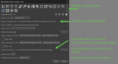 Workflow-Buttons
