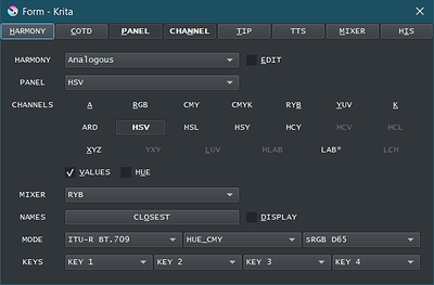Dialog Settings
