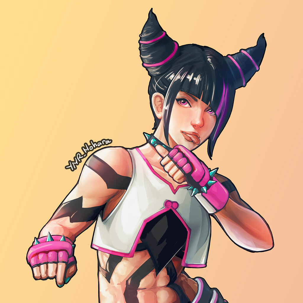 Juri Han - Street Fighter - Finished Artworks - Krita Artists