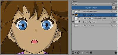 Fill Colour Under Visible