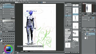 Clip studio paint 3d models