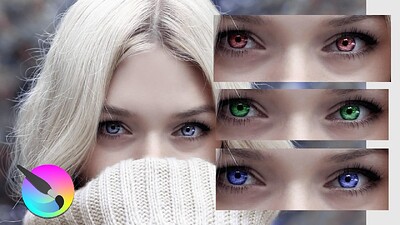 Blending Mode Basics – Ep. 1 COLOR  How to Safely Edit Eye Color in Krita