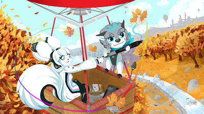 Painting Memories on Falling Leaves - Four Seasons Journey of Leon and Kiki (2)
