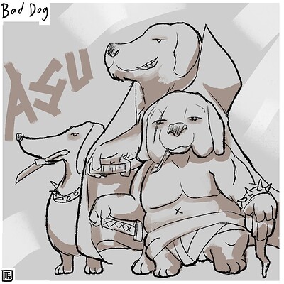 Bad_dog_Daily_Spitpaint