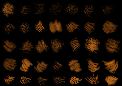 ULTIMATE KRITA FUR BRUSHES VOL 5 2