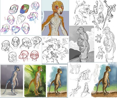 Arasi concept sketches