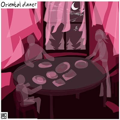 Oriental_dinner_Daily_Spitpaint