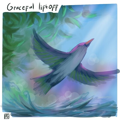 Graceful_liftoff_Daily_Spitpaint