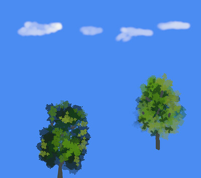 a tree atempt blotch