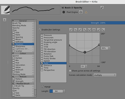 Rotation with Fade (distance)