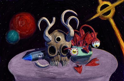 Still life from another world