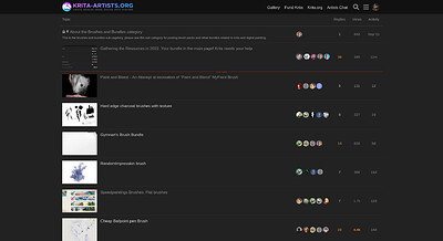 Screenshot 2022-06-22 at 14-45-49 Latest Resources_Brushes and Bundles topics - Krita Artists
