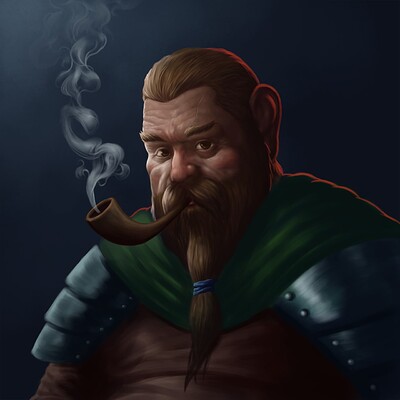 Smoking dwarf